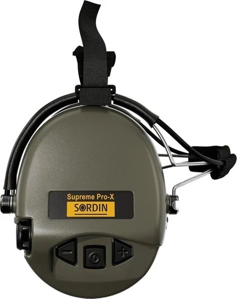 Активні навушники для стрільби Sordin Supreme Pro X Neckband Green Gel (76302-X-G-S) 76302-X-G-S фото