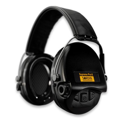 Активні навушники Sordin Supreme Pro X Black (75302-X/L-02-S) 75302-X/L-02-S фото